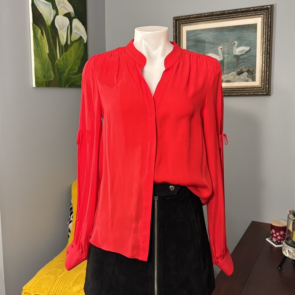 Shirt 100% silk, size M, brand Hautte Hippie